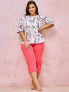 Piżama Olive 3156 biała plus Taro