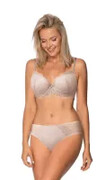 Biustonosz Liliana mocca Nipplex