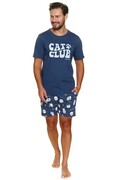 Piżama męska PMB 7204 deep blue Brak