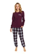 Piżama damska PM 7100 burgund Doctornap