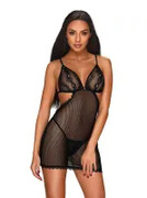 Koszulka i stringi Millagro czarna Obsessive