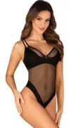 Body otwarte Nesari czarne Obsessive