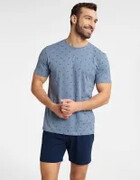 Piżama Freon 40681 stalowo niebieska Brak