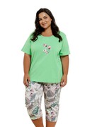 Piżama damska Lia 3373 01 zielona Taro