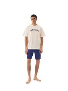 Piżama męska Santorini 43173 biała Brak