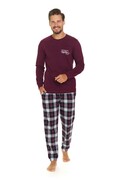 Piżama męska PMB 7101 burgund plus Doctornap