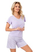 Piżama damska Fiorella 1/2 fioletowa Donna