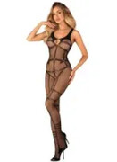 Bodystocking N123 czarne Obsessive