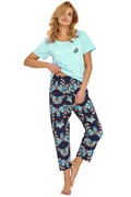 Piżama damska Kristen 3329 01 niebieska Taro