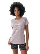 Piżama damska Naturaleza 42893 niebieska Brak