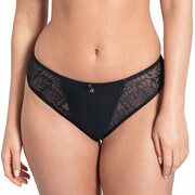 Figi tanga Amelia M300 czarne Brak