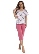 Piżama damska Vivian 695/312 różowa Cornette