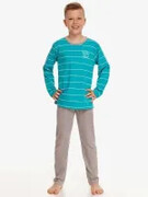 Piżama Harry 2621 turkusowa Taro