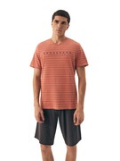 Piżama męska Deli 42635 miedziana Brak