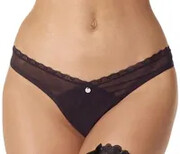 Figi stringi otwarte Latinesa czarne Obsessive