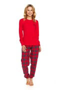 Piżama damska PM 7127 czerwona Doctornap