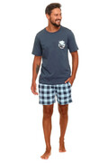 Piżama PMB 4416 deep blue Doctornap