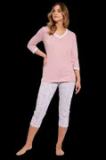 Piżama Clara 733/313 różowa plus Cornette