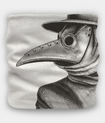 Komin zimowy fullprint Plague Doctor MegaKoszulki