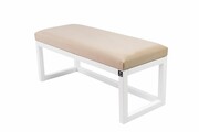 Ławka Pufa Tapicerowana Siedzisko Gładkie Beż LPG-2 Rozmiary od 50 cm do 200 cm Emra Wood Design