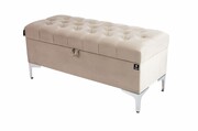 Kufer Pikowany CHESTERFIELD Cappuccino / Model Q-1 Rozmiary od 50 cm do 200 cm Emra Wood Design