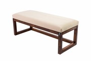 Ławka Pufa Tapicerowana Siedzisko Gładkie Beż LPG-2 Rozmiary od 50 cm do 200 cm Emra Wood Design
