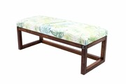 Ławka Pufa Tapicerowana Siedzisko Gładkie Liście Monstery LPG-2 Rozmiary od 50 cm do 200 cm Emra Wood Design