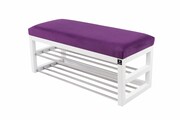 Ławka Pufa Tapicerowana Siedzisko Gładkie Fiolet LPG-5 Rozmiary od 50 cm do 200 cm Emra Wood Design