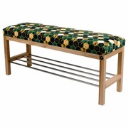 Ławeczka Pufa Tapicerowana Siedzisko Gładkie Heksagony Liście Monstery 2 LGS-110 Rozmiary od 50 cm do 200 cm Emra Wood Design