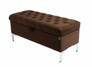 Kufer Pikowany CHESTERFIELD Brąz / Model Q-1 Rozmiary od 50 cm do 200 cm Emra Wood Design
