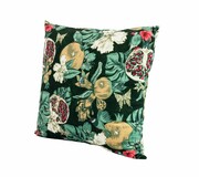 Poduszka Kwadratowa Welur Granaty 01 Soft Emra Wood Design