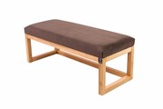 Ławka Pufa Tapicerowana Siedzisko Gładkie Brązowy LPG-2 Rozmiary od 50 cm do 200 cm Emra Wood Design