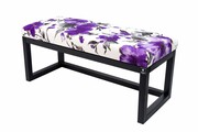 Ławka Pufa Tapicerowana Siedzisko Gładkie Fiolet LPG-2 Rozmiary od 50 cm do 200 cm Emra Wood Design