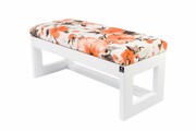 Ławka Pufa Tapicerowana Siedzisko Gładkie Marakesz Pomarańczowy LPG-16 Rozmiary od 50 cm do 200 cm Emra Wood Design