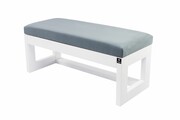 Ławeczka Pufa Tapicerowana Siedzisko Gładkie Popiel LPG-16 Rozmiary od 50 cm do 200 cm Emra Wood Design