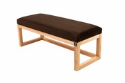 Ławka Pufa Tapicerowana Siedzisko Gładkie Brązowy LPG-2 Rozmiary od 50 cm do 200 cm Emra Wood Design