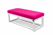 Ławka Pufa Tapicerowana Siedzisko Gładkie Różówy LPG-4 Rozmiary od 50 cm do 200 cm Emra Wood Design