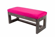 Ławka Pufa Tapicerowana Siedzisko Gładkie Różowy LPG-16 Rozmiary od 50 cm do 200 cm Emra Wood Design