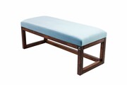Ławka Pufa Tapicerowana Siedzisko Gładkie Jasny Błękit LPG-2 Rozmiary od 50 cm do 200 cm Emra Wood Design