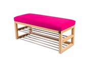 Ławka Pufa Tapicerowana Siedzisko Gładkie Różowy LPG-5 Rozmiary od 50 cm do 200 cm Emra Wood Design