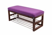 Ławka Pufa Tapicerowana Siedzisko Gładkie Fioletowy LPG-5 Rozmiary od 50 cm do 200 cm Emra Wood Design