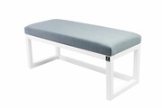 Ławka Pufa Tapicerowana Siedzisko Gładkie Popiel LPG-2 Rozmiary od 50 cm do 200 cm Emra Wood Design
