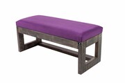 Ławka Pufa Tapicerowana Siedzisko Gładkie Fioletowy LPG-16 Rozmiary od 50 cm do 200 cm Emra Wood Design