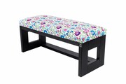 Ławka Pufa Tapicerowana Siedzisko Gładkie Kwiaty Łowieckie LPG-6 Rozmiary od 50 cm do 200 cm Emra Wood Design
