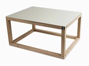 SKD-11 STOLIK KAWOWY DREWNO LITE , SZYBA HARTOWANA Emra Wood Design