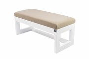 Ławka Pufa Tapicerowana Siedzisko Gładkie Beż LPG-16 Rozmiary od 50 cm do 200 cm Emra Wood Design
