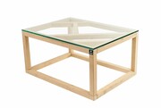 SKD-17 STOLIK KAWOWY DREWNO LITE SZYBA HARTOWANA Emra Wood Design