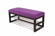 Ławka Pufa Tapicerowana Siedzisko Gładkie Fioletowy LPG-5 Rozmiary od 50 cm do 200 cm Emra Wood Design