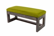 Ławka Pufa Tapicerowana Siedzisko Gładkie Zieleń Pistacja LPG-16 Rozmiary od 50 cm do 200 cm Emra Wood Design