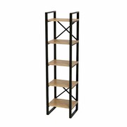 REGAŁ NA KSIĄŻKI DREWNO LITE DĄB JESION OLCHA RNK-4 Emra Wood Design